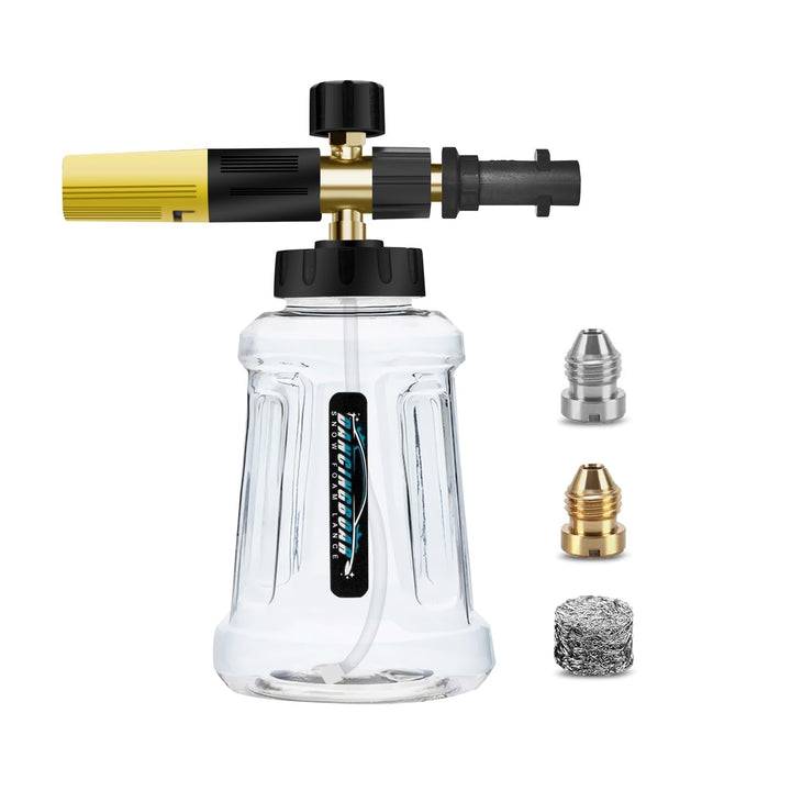 Verbesserte Schaumlanze Schaumkanone für Kärcher K-Serie K2 K3 K4 K5 K6 K7 Hochdruckreiniger, 1L Sch