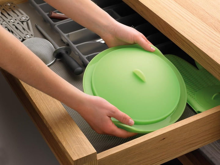 Lékué Dampfgaraufsatz, Silikon, grün, 24 cm