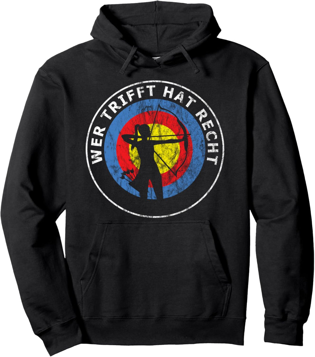 Bogenschiessen Design Für Bogenschützen Pullover Hoodie