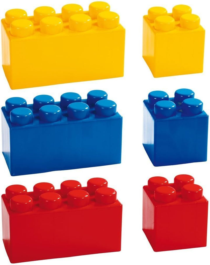 Wader Quality Toys Bausteinblock XXL, 72 Teile