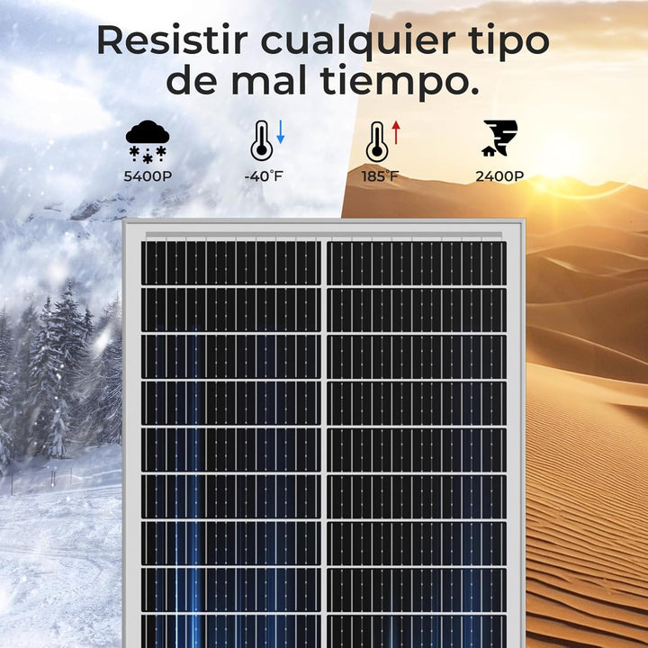 18BB Solarpanel, N-Type 12 V Solarmodul, 25% Hocheffiziente Monokristalline PV-Module, IP68-Wasserdi