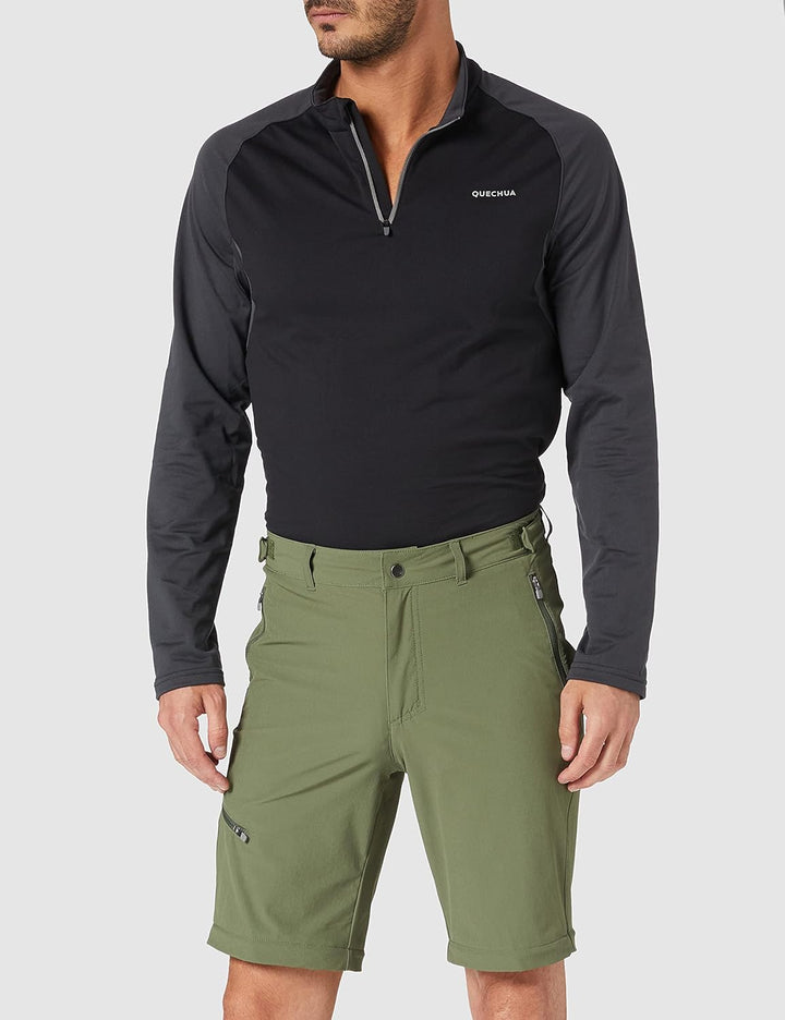 VAUDE Men's Stretch T-Zip Pants II, Hiking Pants Cedar Wood 52, Cedar Wood 52