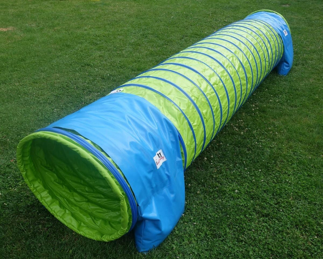 Callieway® Dog Agility Tunnel Profi Hunde Tunnel Agility Gerät (Stützsandsäcke bereits inklusive) (3