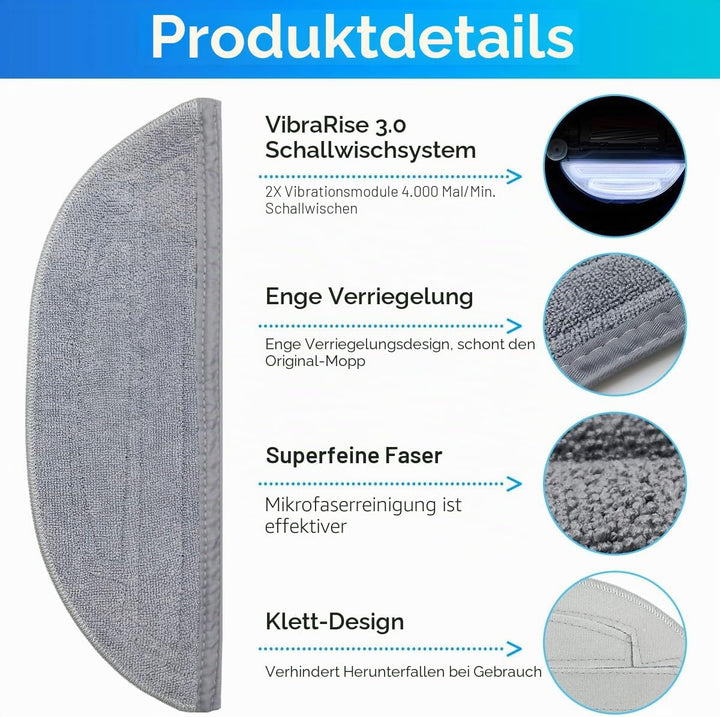 HomeTimes Ersatzteile für Roborock S8 MaxV Ultra Saugroboter Zubehör mit 2 Gummibürsten 2 HEPA-Filte