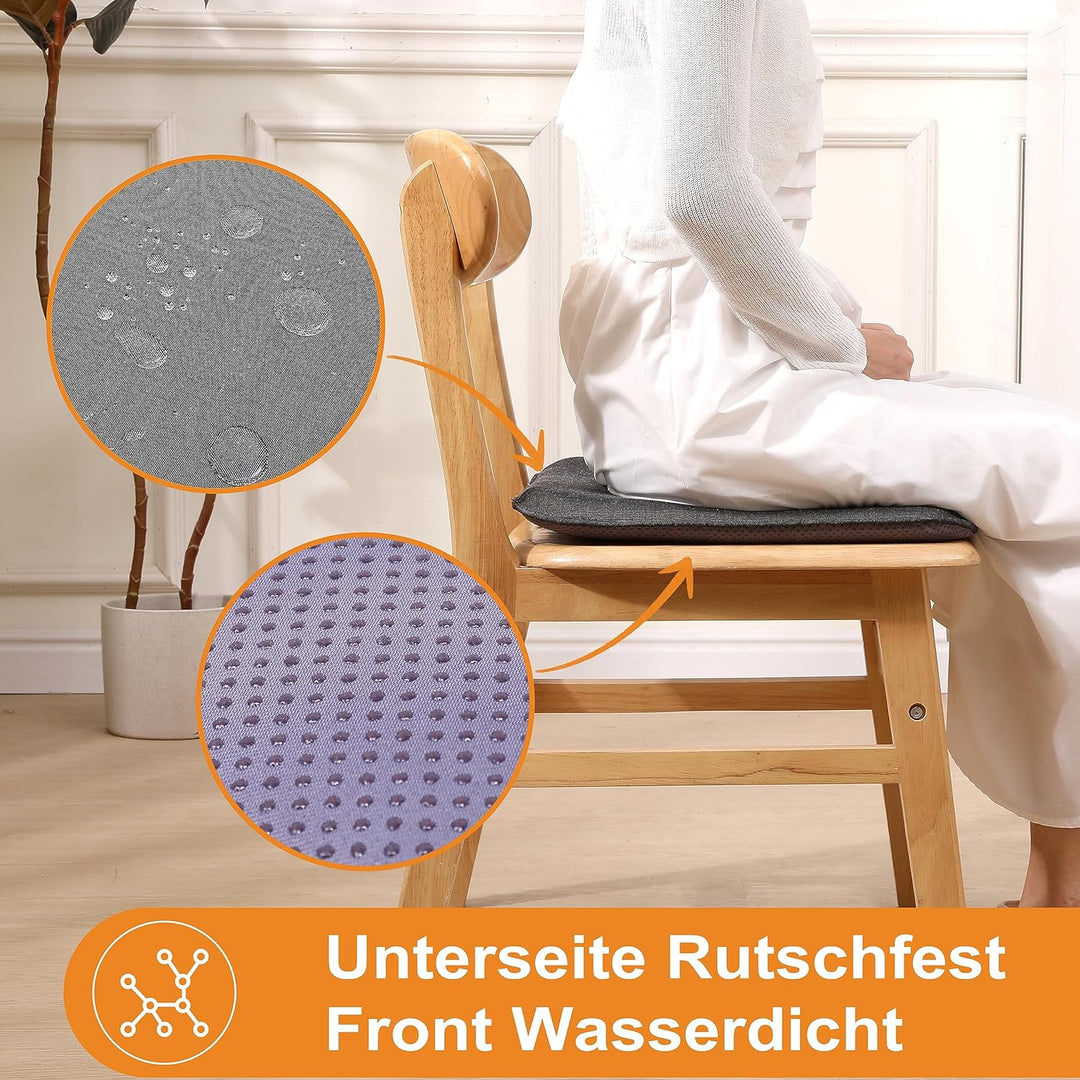 RACE LEAF Vierer-Set 40.5x40.5cm Memory Foam Slow Rebound Sitzkissen Indoor Household Sitzkissen was
