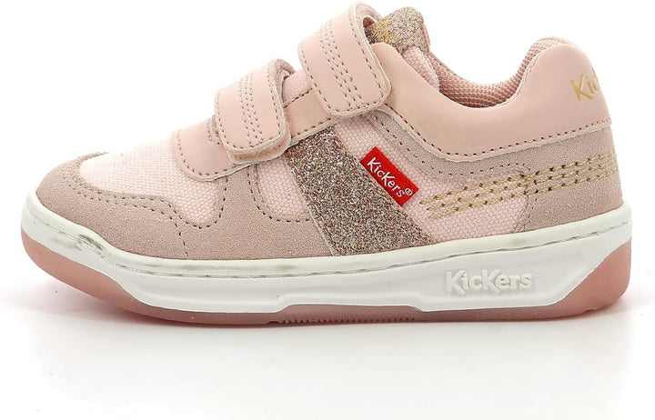 KICKERS Unisex Kinder Kalido Sneaker 34 EU Rose Clair, 34 EU Rose Clair