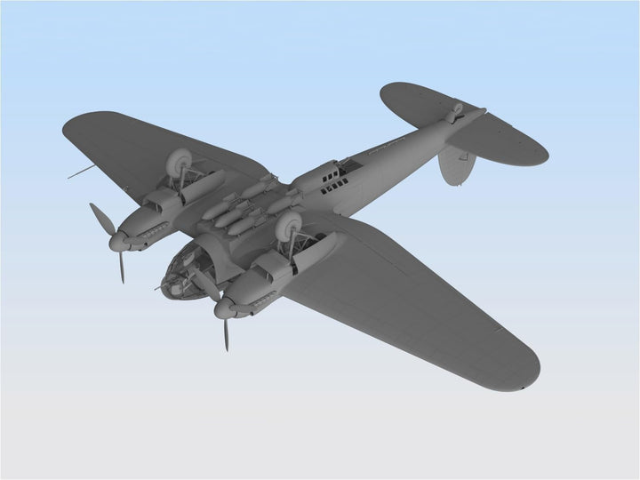 ICM Modellbausatz He 111H-16, WWII German Bomber