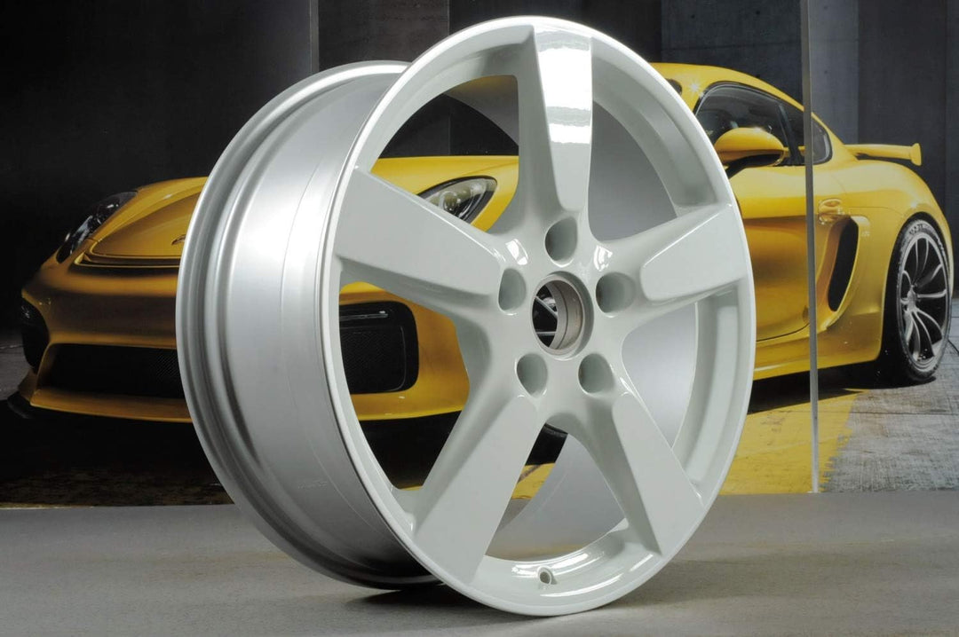 Porsche Boxster/Cayman 981 19" Cayman S Felgensatz Weiss/Wheels White