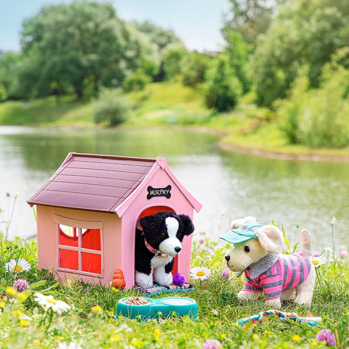 Our Generation - OG-Hundehaus - Hundehaus Spielset - Haustierspielzeug - 46 cm Puppe Zubehör - Vorge