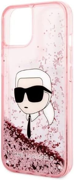 KARL LAGERFELD KLHCP14MLNKHCP Hülle für iPhone 14 Plus 6,7" rosa hardcase Glitte