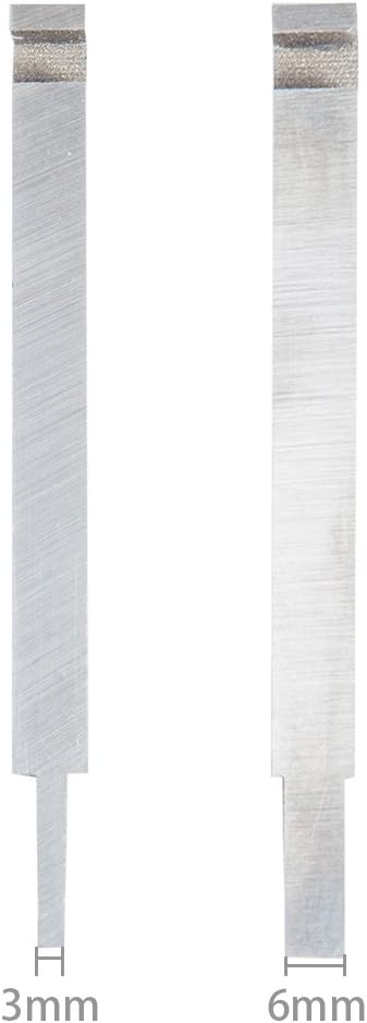Cowryman Ersatzschneide für Oberfräse, Eisen, 3 mm, 6 mm, 8 mm (Set (3 mm + 6 mm)