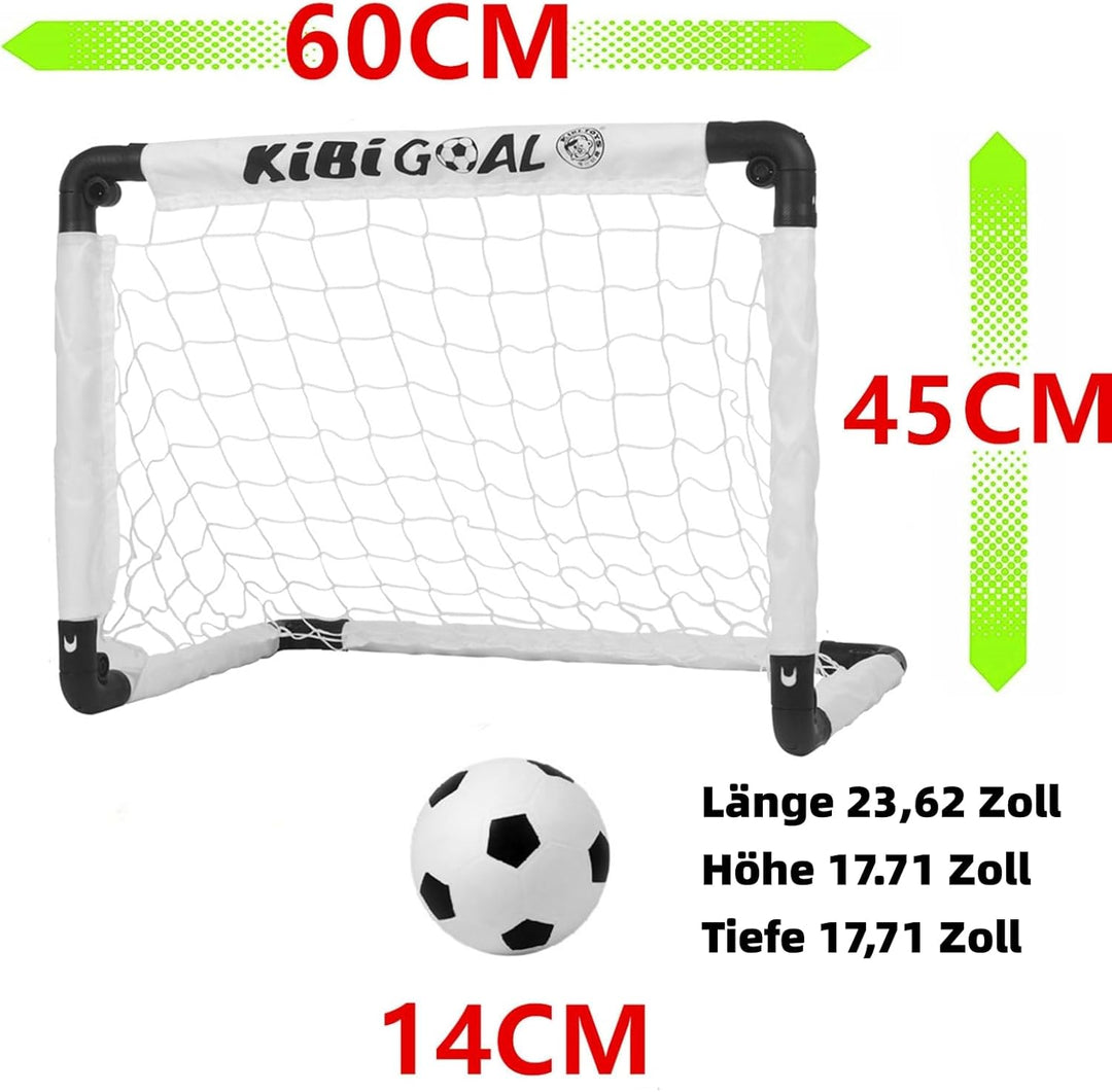 LZHDZQD Fussballtor, Kinder Fussballtor 60x45cm/ 90x60cm/ 115x80cm Fussballtore für Garten Kinder, F