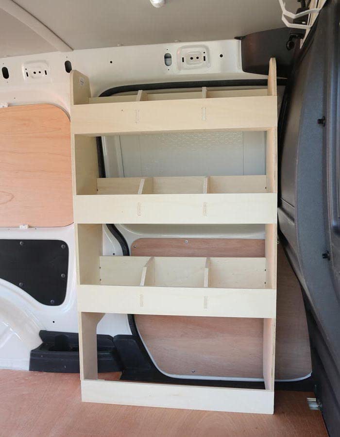 Vanify - Kompatibel mit Volkswagen Caddy L2 (Maxi) 2003-20 Fahrzeugeinrichtung Fahrzeugregale, Fahre