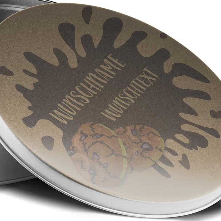 printplanet® - XL Keksdose personalisiert - Keks-Dose mit eigenem Wunschtext personalisieren - Plätz
