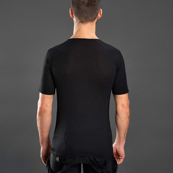 GripGrab Merino Blend Thermo Kurzarm Radsport Funktionsunterhemd Winter Fahrrad Unterhemd Sport Base