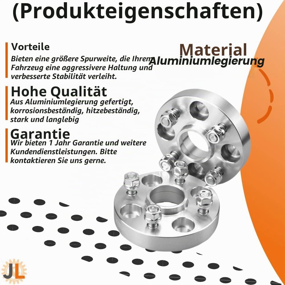 JINLING KJ Spurverbreiterungen PCD 4x100 Nabenbohrung 54 mm für Alto Swift Alivio Every Spacia Celer