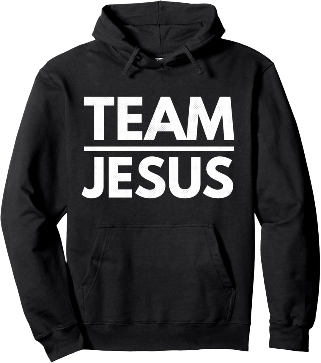Christian apparel Team Jesus faith church gift Pullover Hoodie
