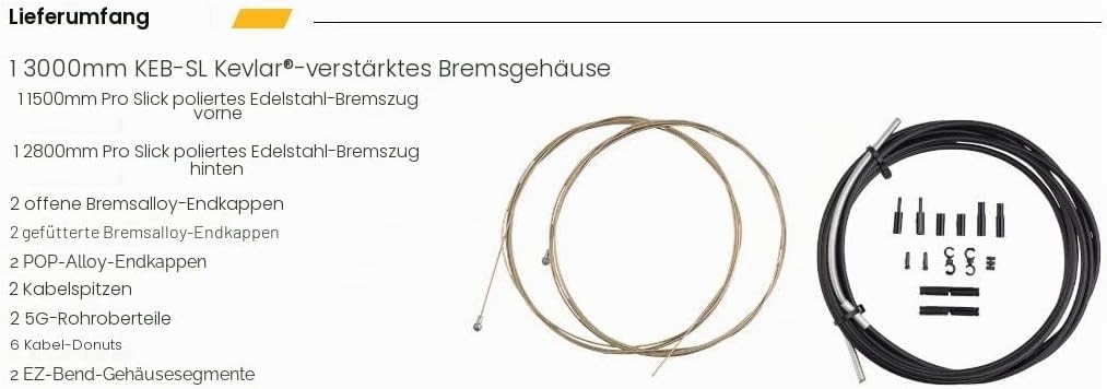 Jagwire Bremszugset Road Pro Rot, Rot
