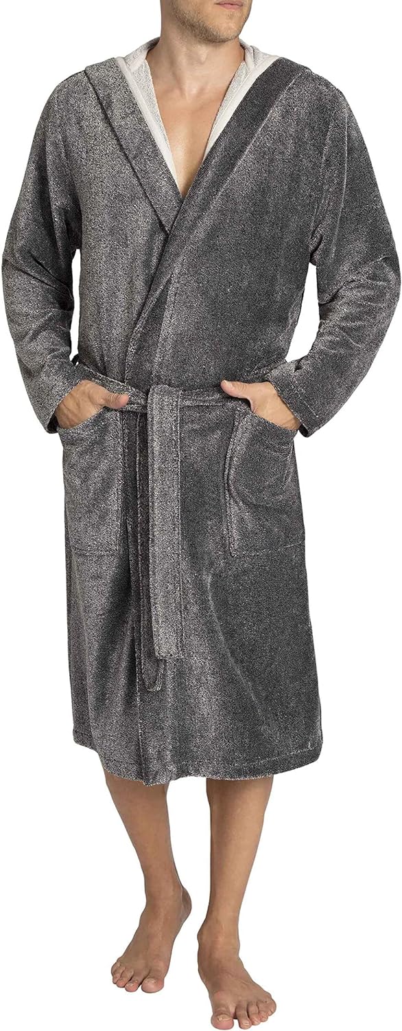 Taubert Bademantel mit Kapuze, Länge 120cm Herren