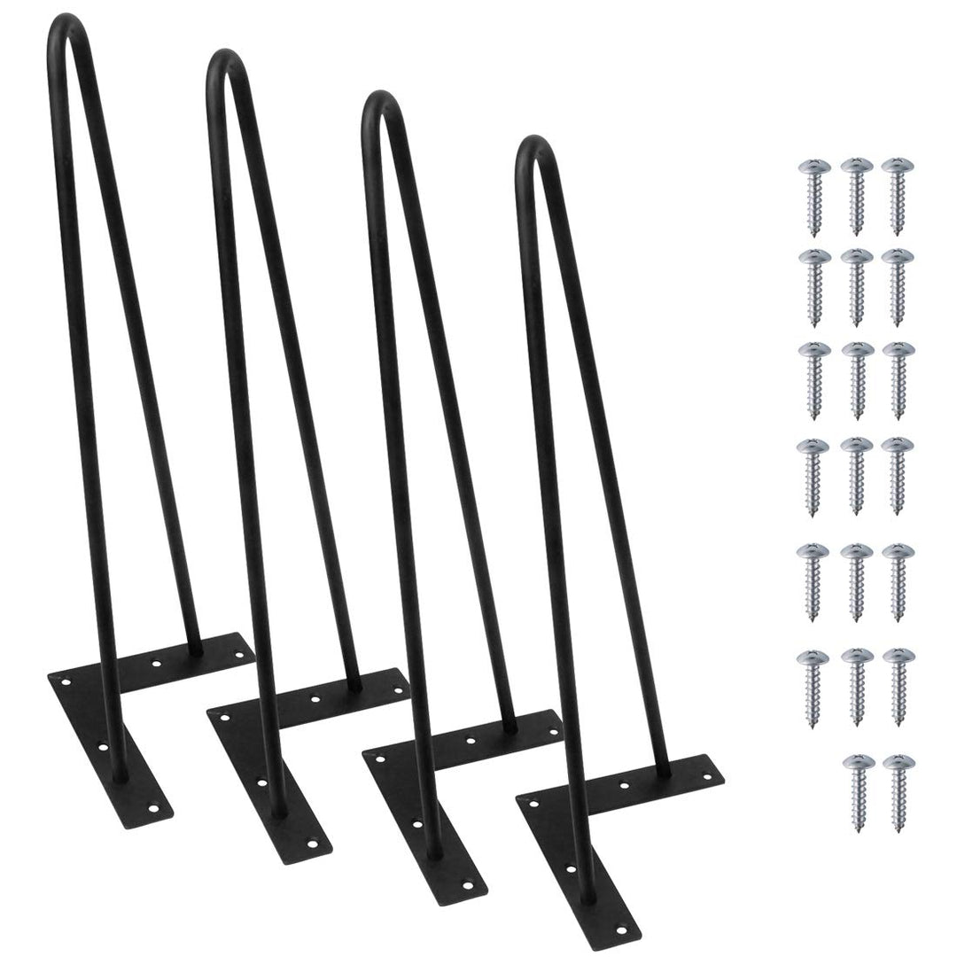 Signstek Tischbeine Moebelfuesse Metall Haarnadel Tischbeine 40cm/16'' Höhe für Couchtische, Moderne