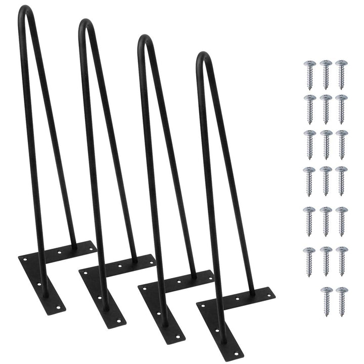 Signstek Tischbeine Moebelfuesse Metall Haarnadel Tischbeine 40cm/16'' Höhe für Couchtische, Moderne