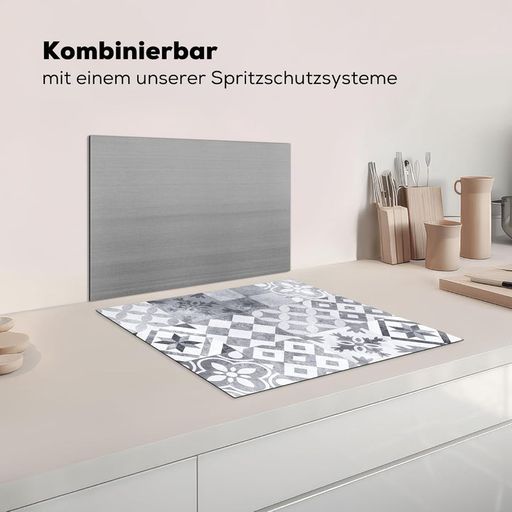 KitchenYeah© Herdabdeckplatte Einteilig 59x51 cm Küche Ceranfeld Abdeckplatte Cerankochfeld Abdeckun