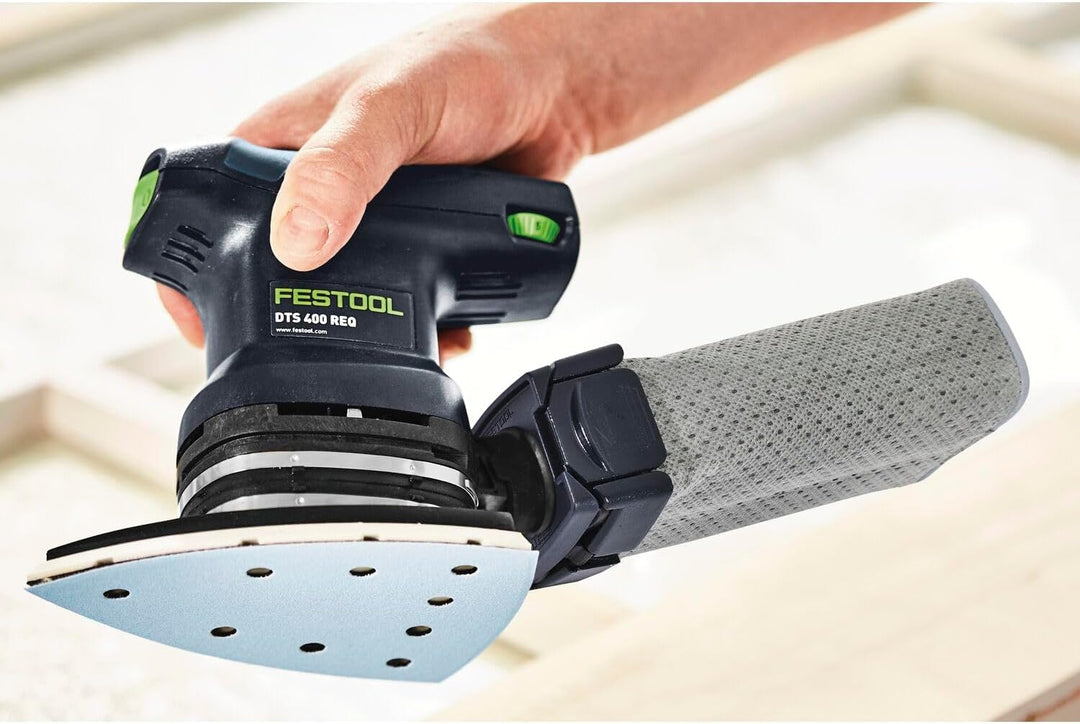 Festool Deltaschleifer DTS 400 REQ-Plus (mit StickFix Schleifschuh, Protector, Longlife-Staubfangbeu