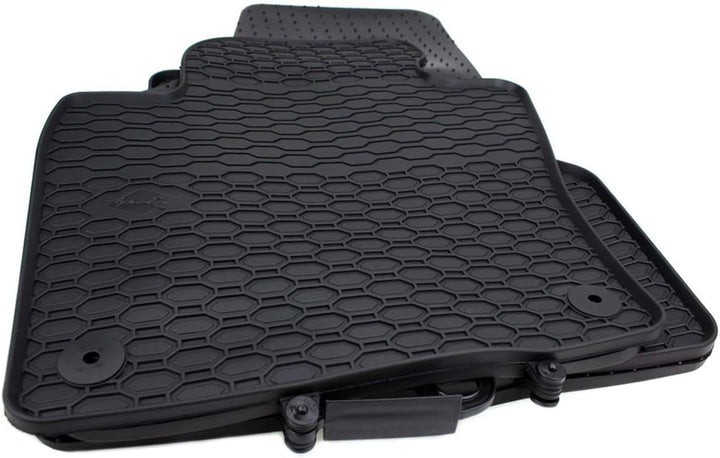 Kfzpremiumteile24 Gummimatten Kompatibel mit Tiguan I 5N Baujahr 2008-2016 Premium Fussmatten Allwet