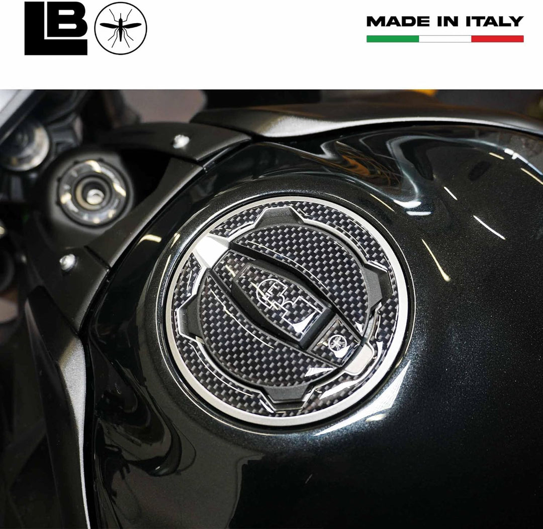 labelbike - 3D Gel Harz Aufkleber KIT Beschützer kompatibel mit Kawasaki Z900 Carbon Color mit graue