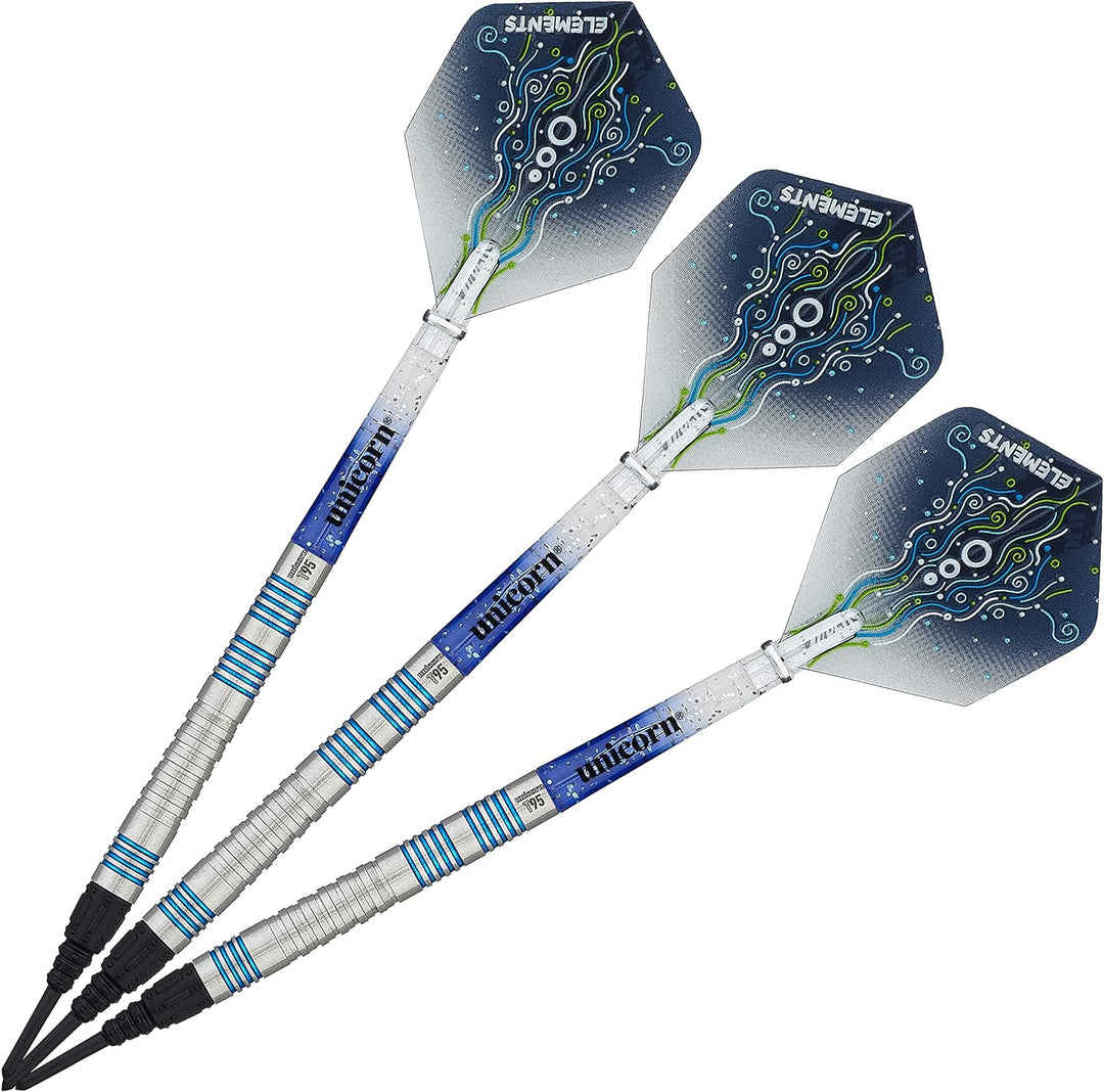 Unicorn Core XL T95 Dartpfeile mit weicher Spitze 20 g blau, 20 g blau