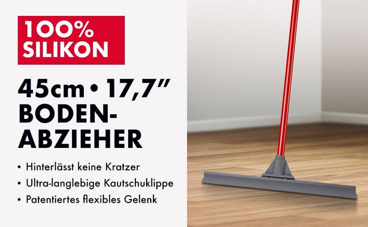 Tyroler Bright Tools Mikrofaser Bodenwischer Mop mit feuchtem und trockenem Bezug (45 cm breit) Flex