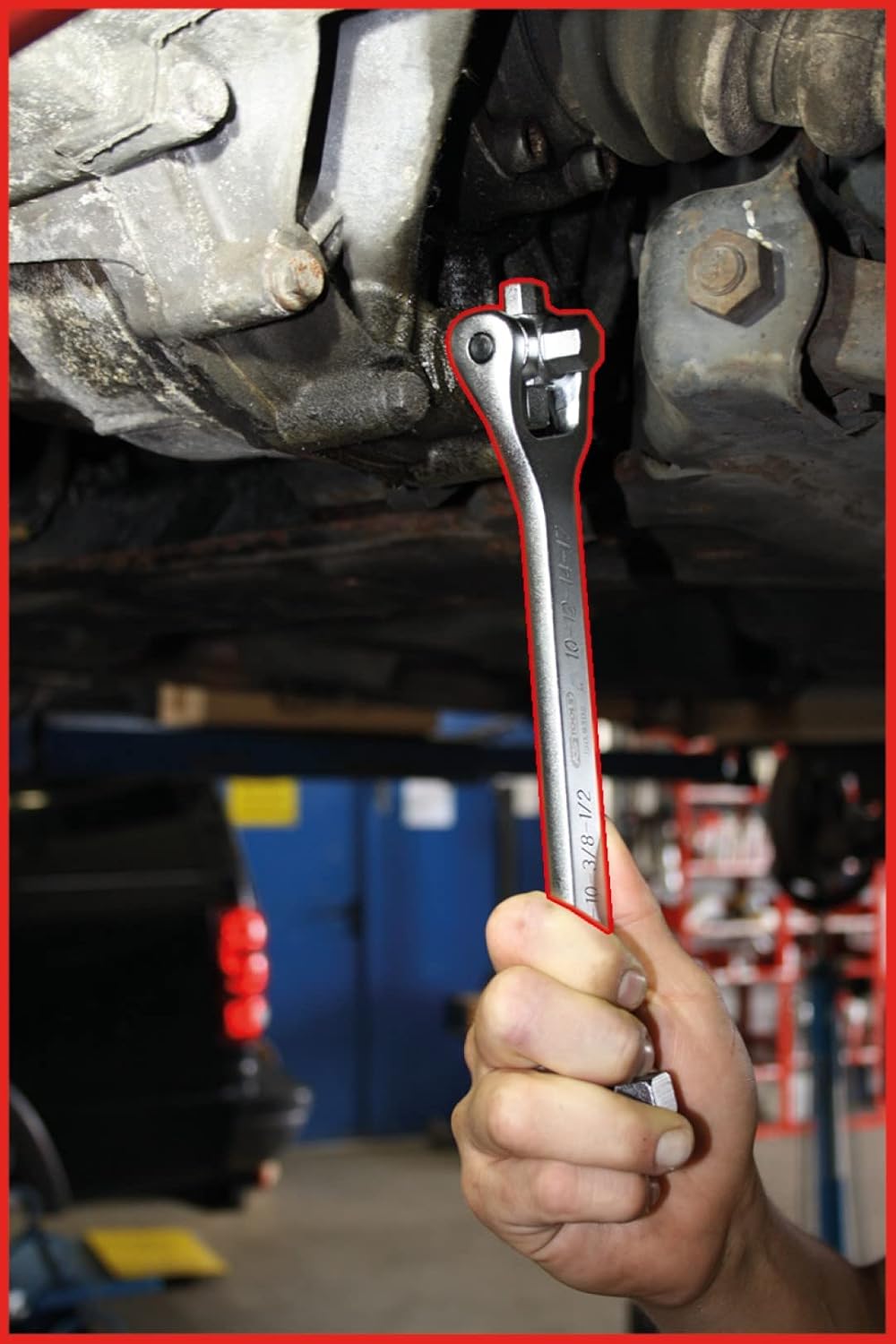 KS Tools 150.9302 8 in 1 Öldienst-Schlüssel, 270 mm