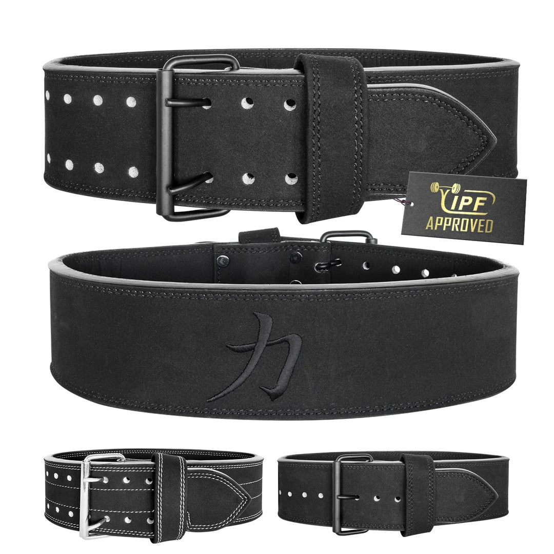 Strength Shop 13mm Prong Belt Gewichthebergürtel mit Schnallenverschluss, IPF-zertifiziert, Robuster