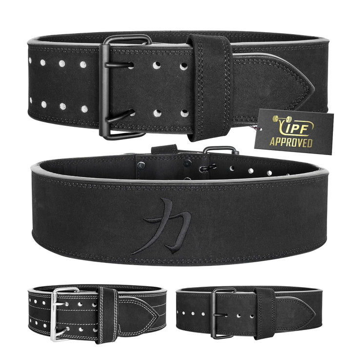 Strength Shop 13mm Prong Belt Gewichthebergürtel mit Schnallenverschluss, IPF-zertifiziert, Robuster