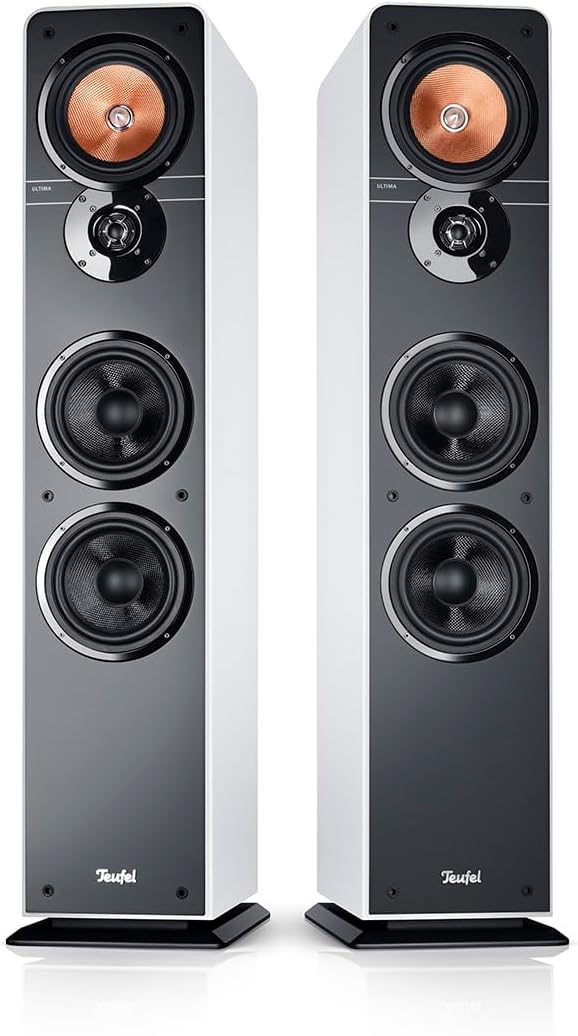 Teufel Ultima 40 Stereo Lautsprecher - HiFi Standlautsprecher Paar der Spitzenklasse, Phase-Plug Hoc