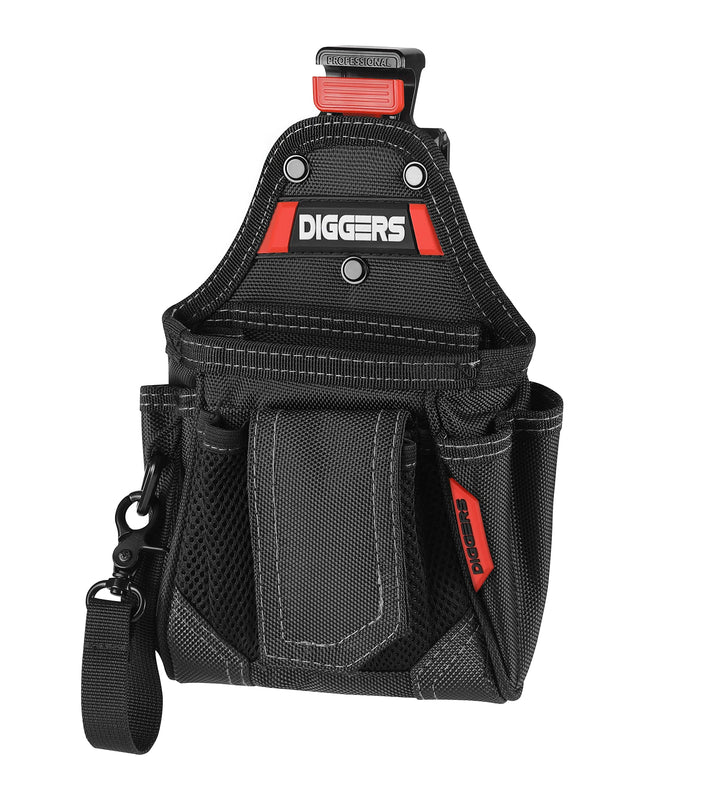 Diggers Tools - Universal Werkzeugtasche - [ Profi Quick Klik System ] Flexibel Kombinierbare Werkze