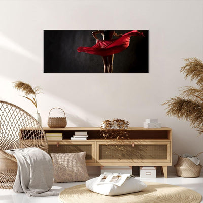 Wandbilder Dekoration Wohnzimmer Schönheit Körper Tänzer Mädchen Panorama Bilder auf Leinwand 120x50