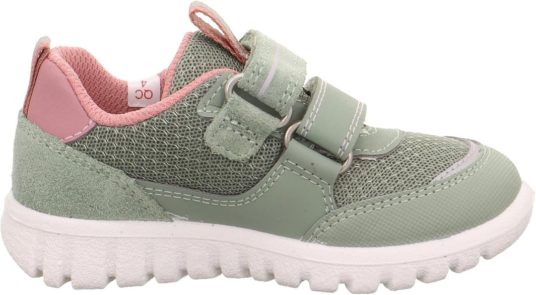 Superfit Mädchen Sport7 Mini 1-006203 Sneaker 20 EU Weit Hellgrün Rosa 7500, 20 EU Weit Hellgrü