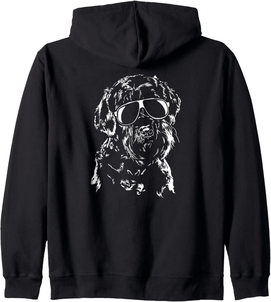 Lustiger Riesenschnauzer cool Sonnenbrille Hund Hunde Kapuzenjacke