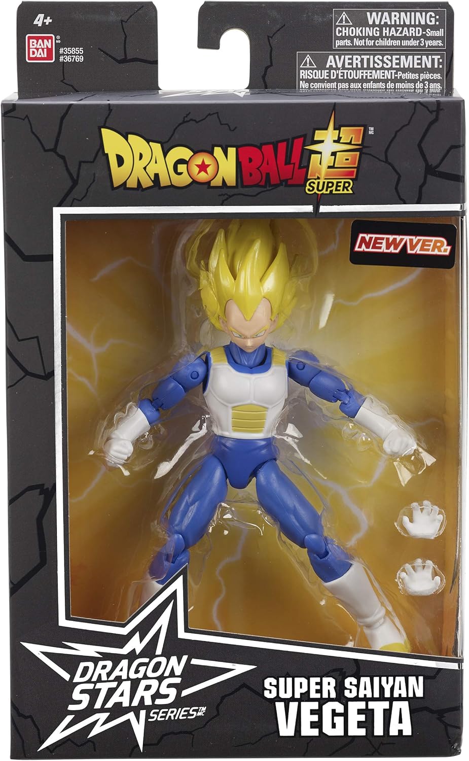 BANDAI - Dragon Ball Super - Figurine Dragon Stars 17 cm - Super Saiyan Vegeta - Offizielle Dragon B