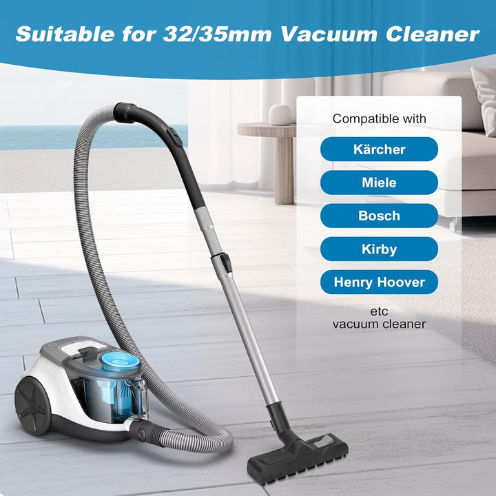 Nass Trockensaugdüse Ersatz Bodendüse für Kärcher WD2 WD3 WD4 WD5 WD6, Kompatibel mit 35mm/32mm Stau