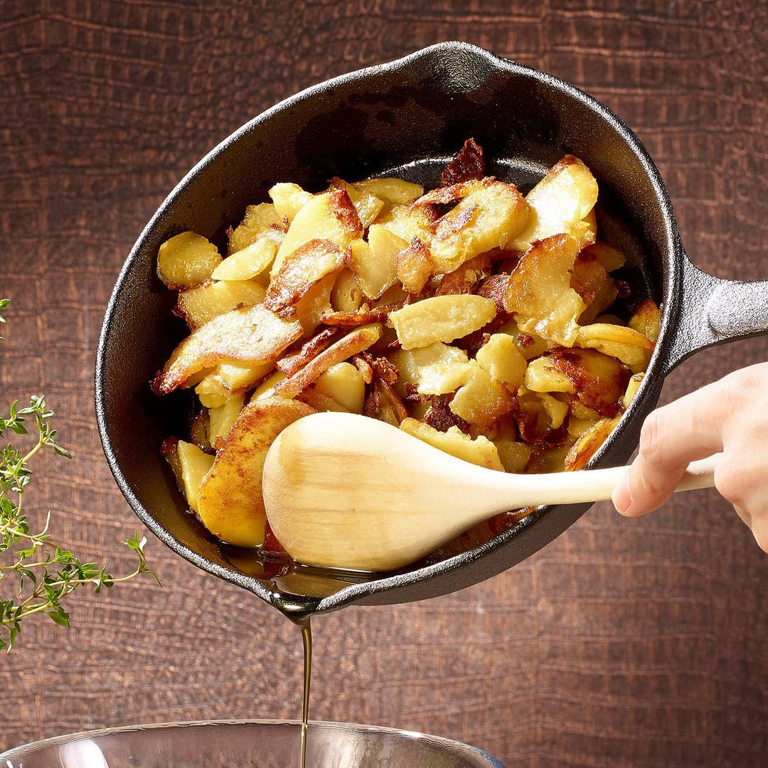 Tornwald-Schmiede Gusspfannen: Gusseisen-Pfannen, 3er-Spar-Set (12,5/16,5/21 cm) (Brat Pfannen, Guss