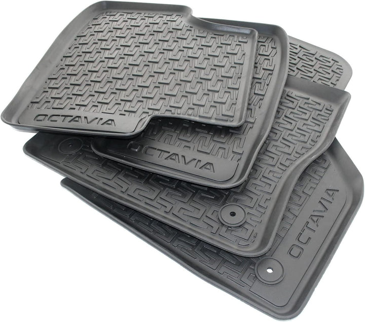 Skoda 5E0071456B Original Radkappen Set 16 Zoll Tekton 6.5Jx16 Radzierblenden 4X Radblenden Silber &