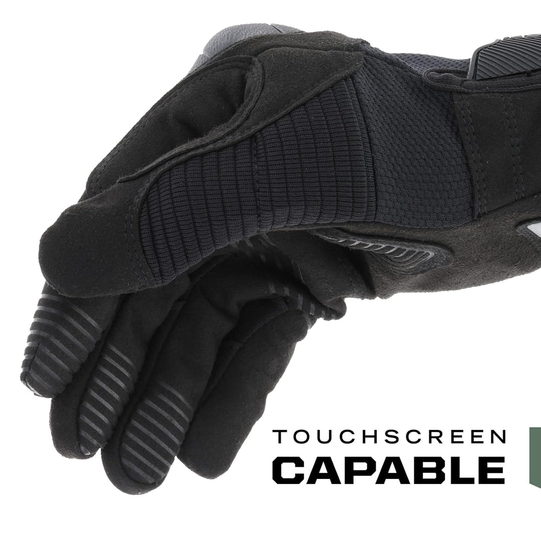 Mechanix Wear Mechanix Herren M-pact® 3 cover handsker (Lille, fuldt sort) Hochleistungs Kampfhandsc