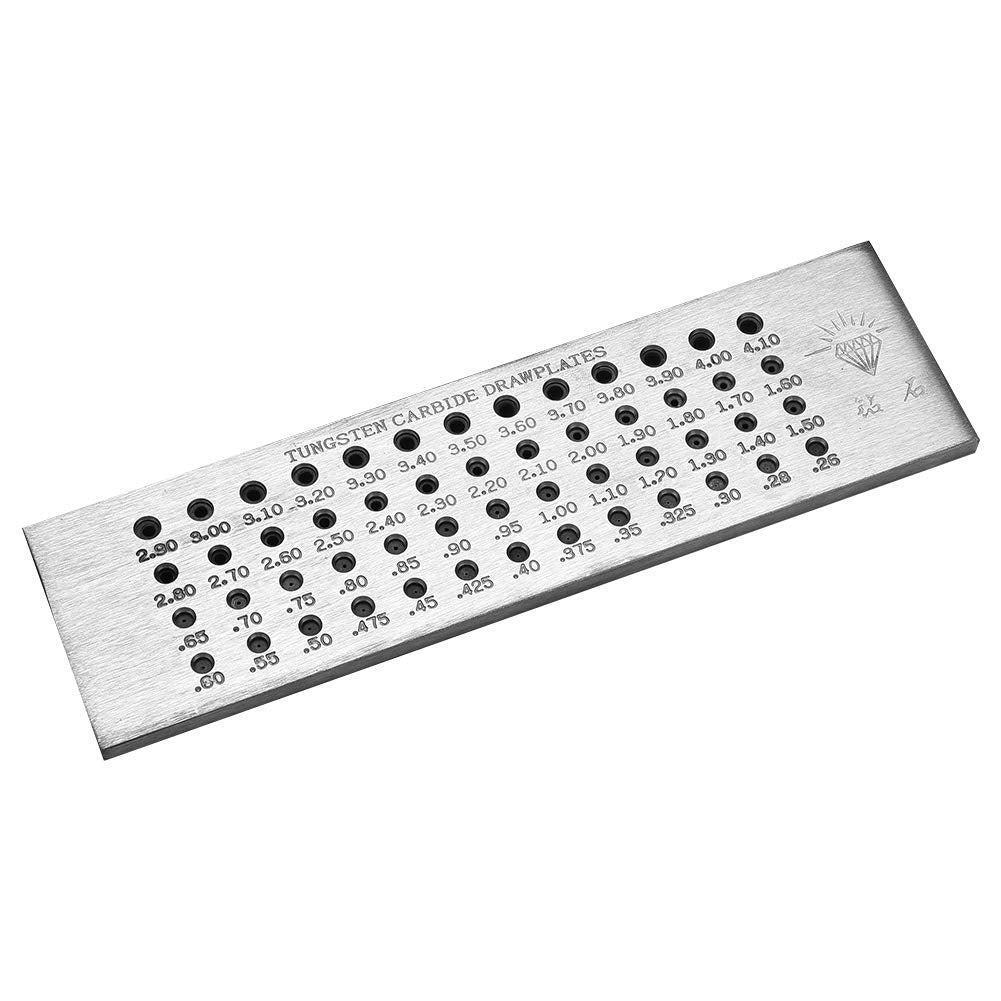 Metall Exquisite tragbare Schmuck Draht Drawplate, leichte runde Form Zeichenplatte, für die Herstel