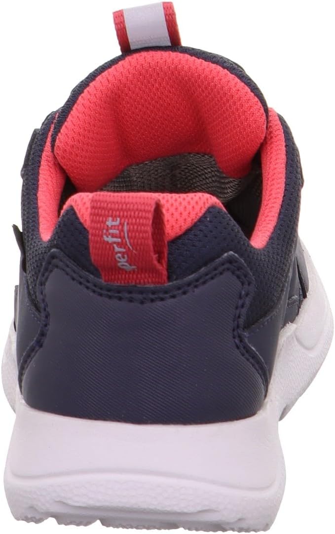 Superfit Mädchen Rush Sneaker 27 EU Blau Pink 8000, 27 EU Blau Pink 8000