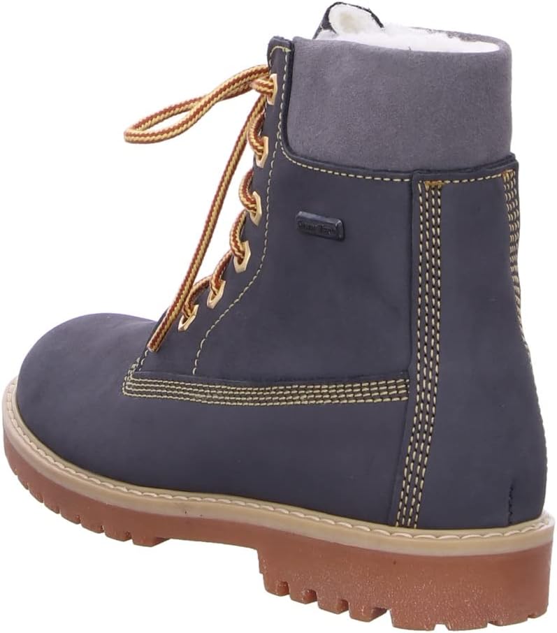 Däumling Jungen Timmy St-Andi-Aspen Kurzschaft Stiefel gefüttert 080031M 20 EU Schmal Grau, 20 EU Sc