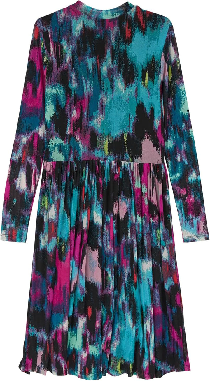 s.Oliver Volantkleid aus Mesh 164 99a1_schwarz, 164 99a1_schwarz