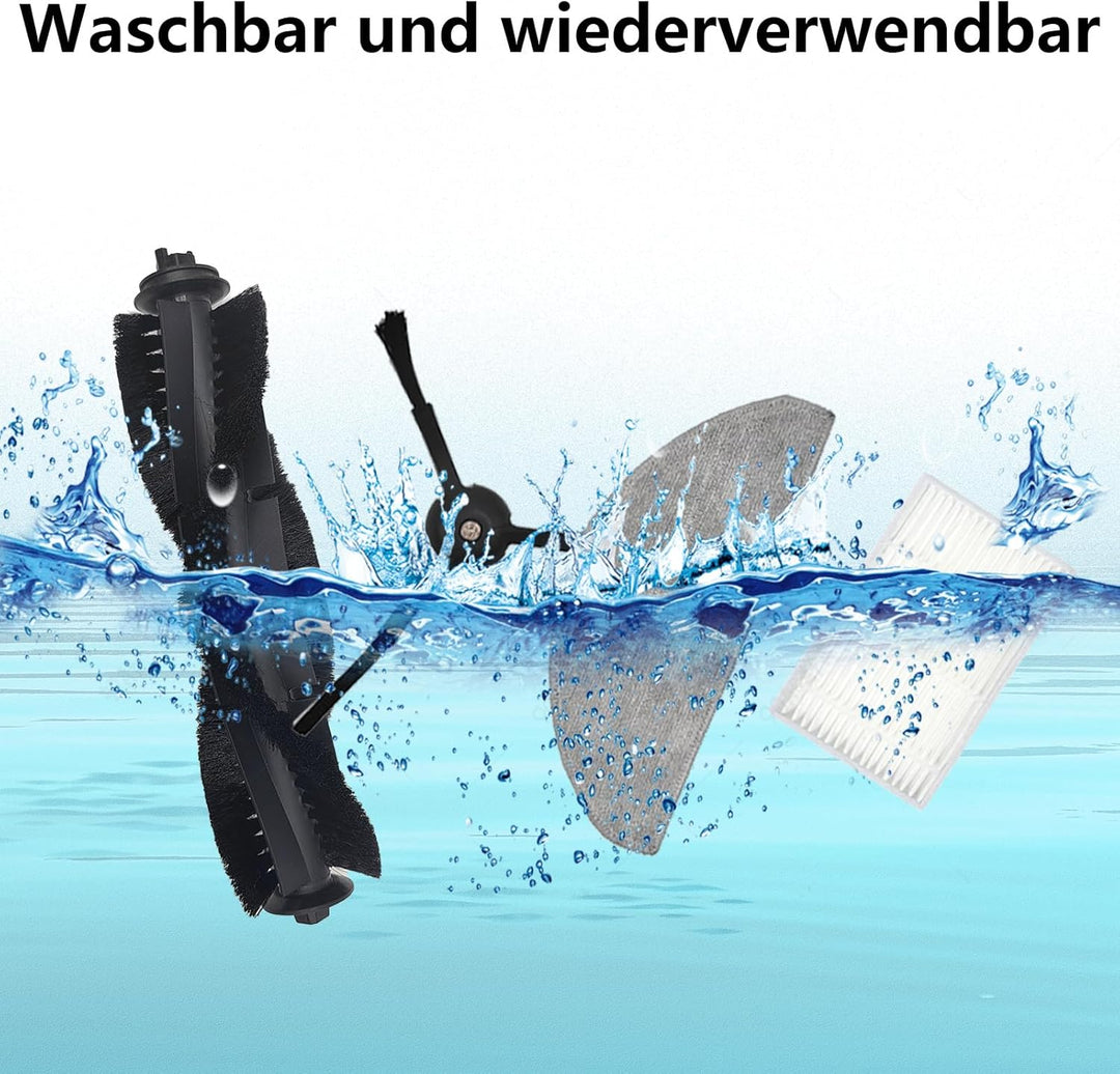21 Pcs Zubehör Set für Tapo RV30 Max Plus, RV30 Max, RV20 Max Plus, RV20 Max Staubsauger Ersatzteil,