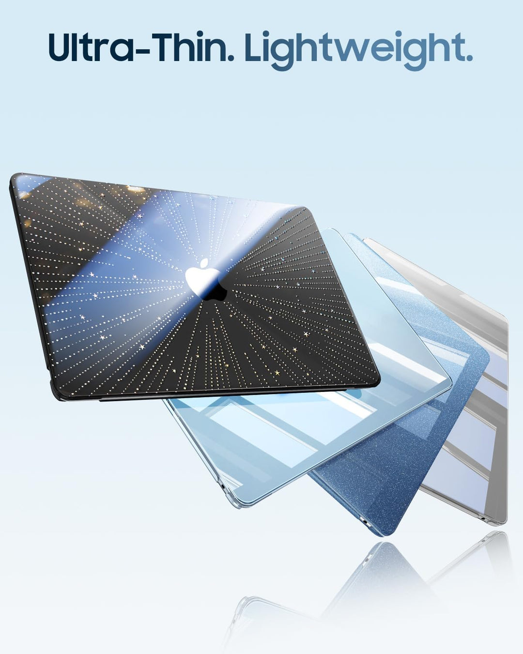 Fintie Hülle Kompatibel mit MacBook Air 13,6 Zoll M5 M4 M3 M2 (2026-2022) A3449 A3240 A3113 A2681, U